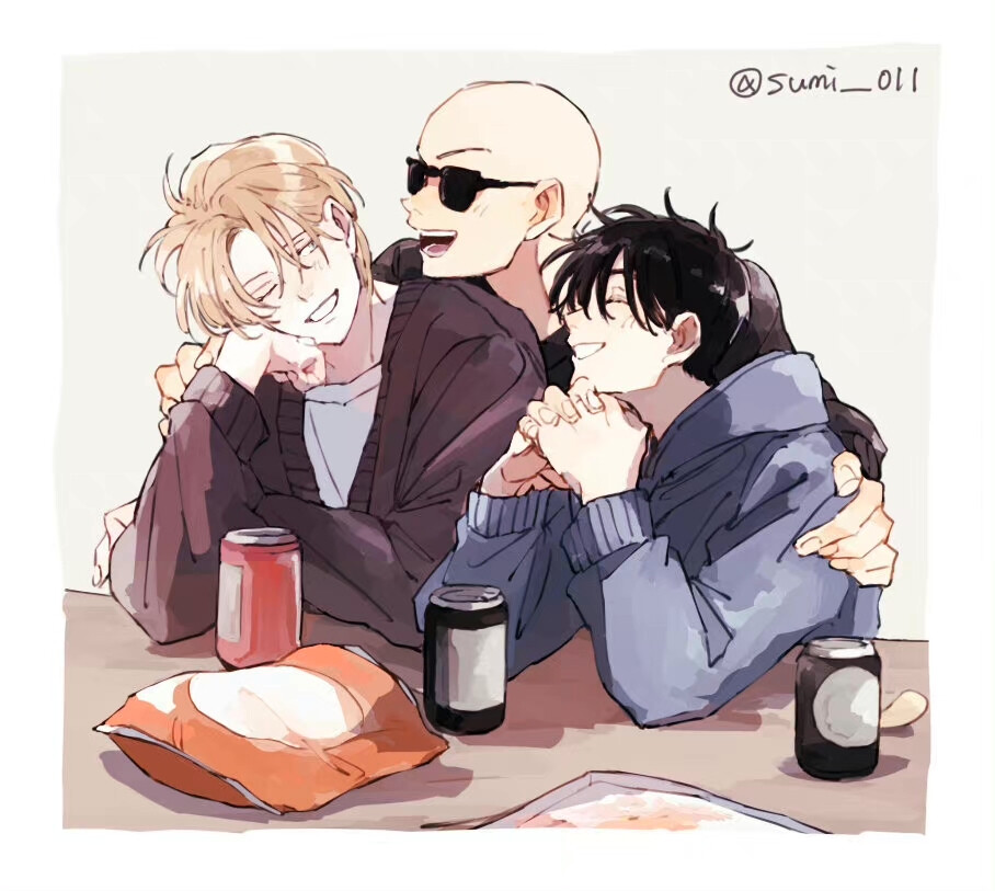 #BANANA FISH# 是一些屬于亞修和英二的回憶[苦澀].twi：sumi__011 #a英# ????