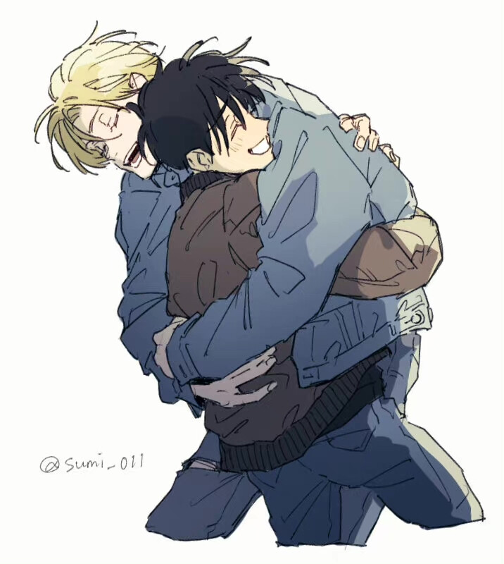 #BANANA FISH# 是一些屬于亞修和英二的回憶[苦澀].twi：sumi__011 #a英# ????