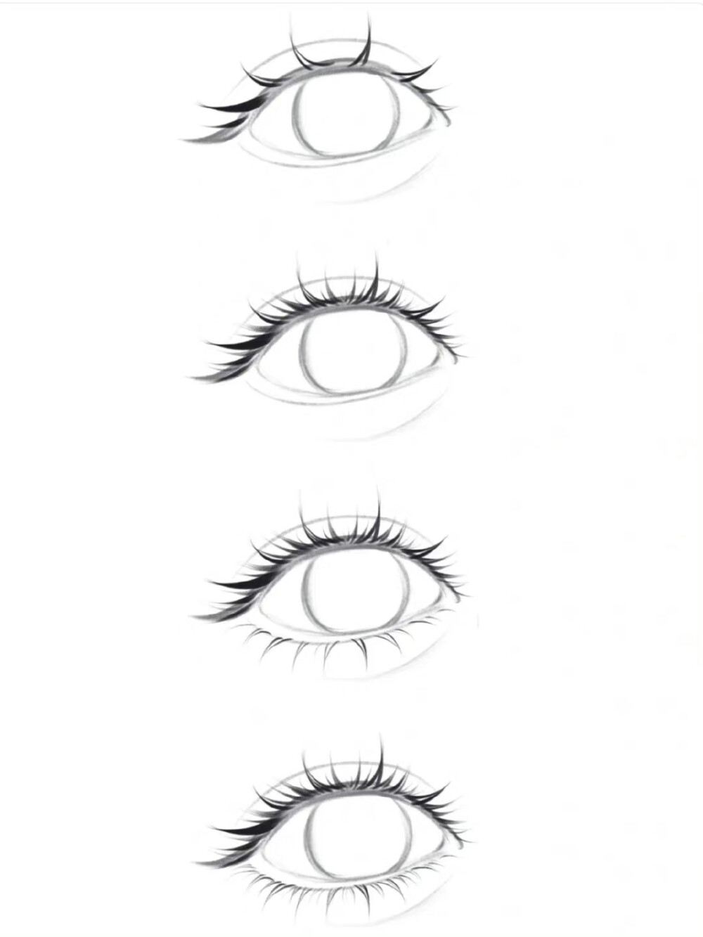 眼睫毛画法【转载】