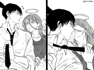 #电锯人# 早川秋x天使恶魔。好磕！
（twitter：mmmiaa__) ​​​