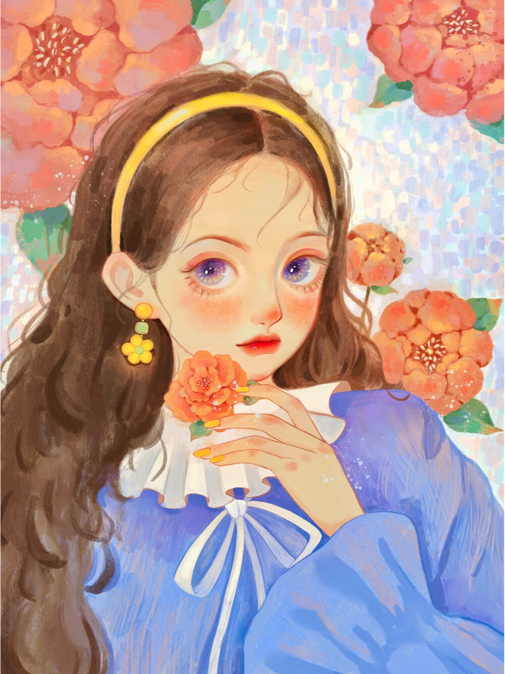 水彩插画分享
插画师花溪