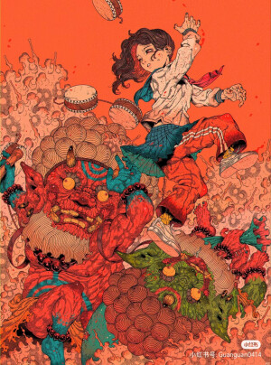 日本插画师kou作品
