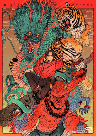 日本插画师kou作品