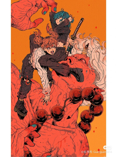 日本插画师kou作品