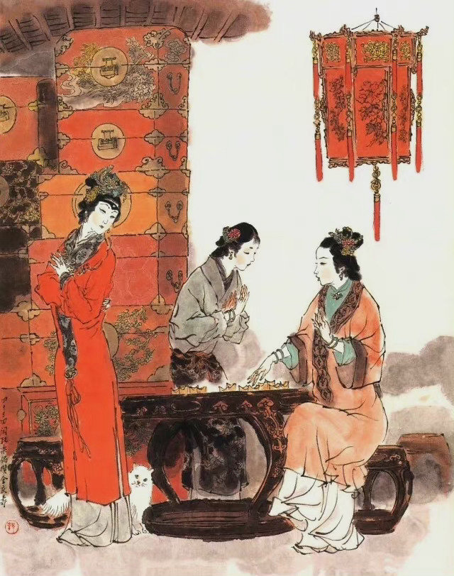 国画大师戴敦邦作品