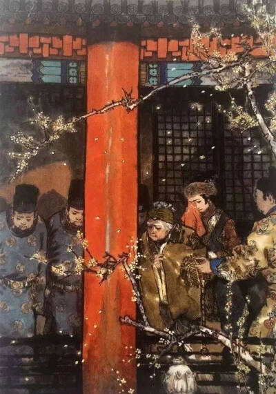 国画大师戴敦邦作品