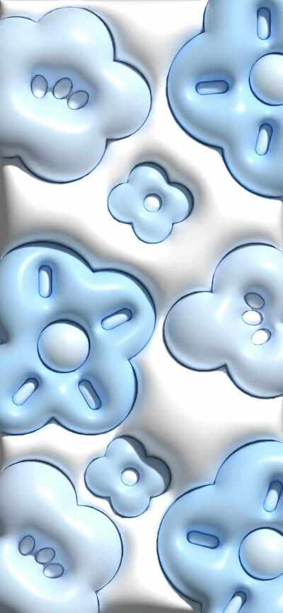 蓝色系膨胀壁纸
画师:呆橘yx