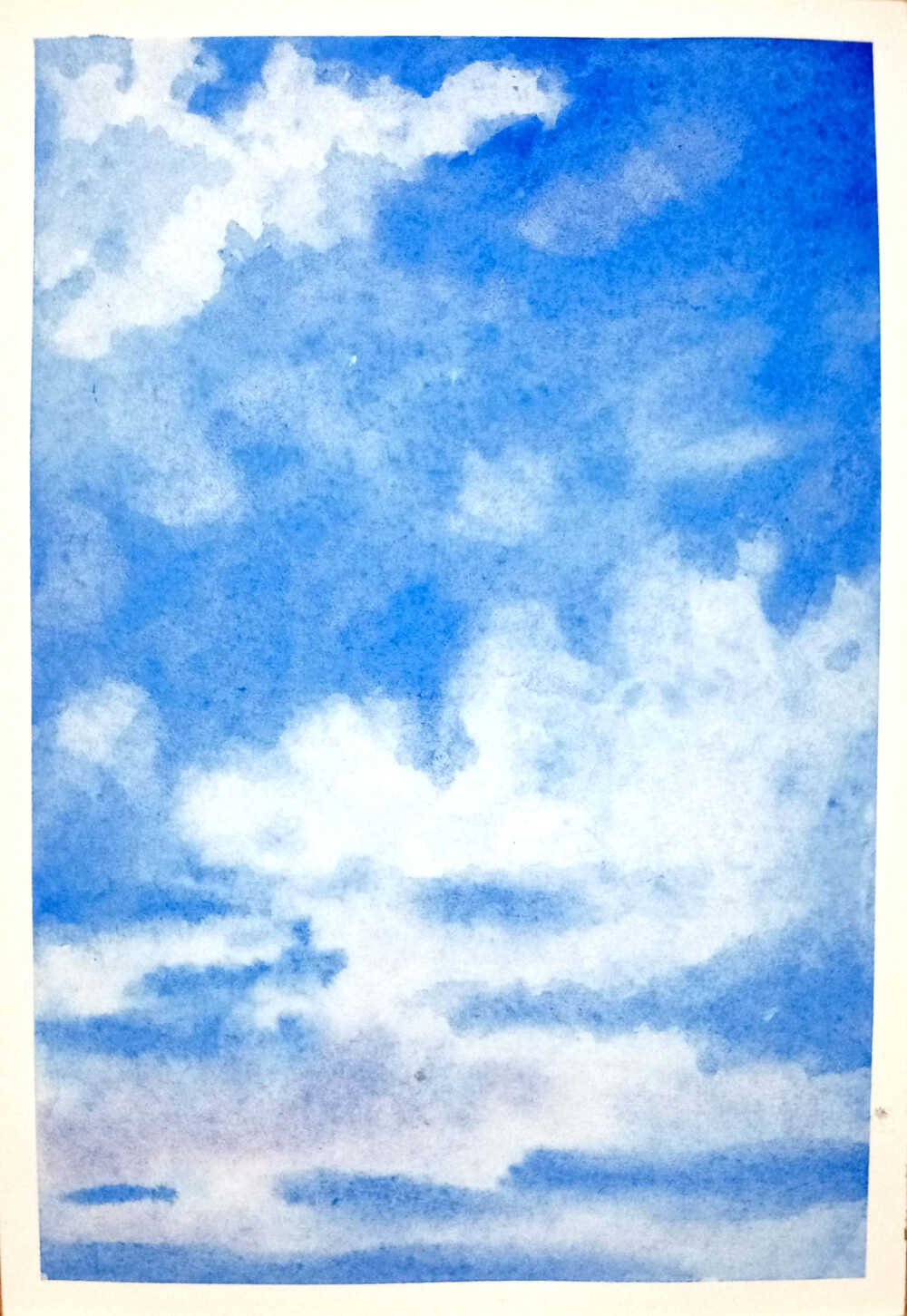 水彩 | 天空 | 临摹
