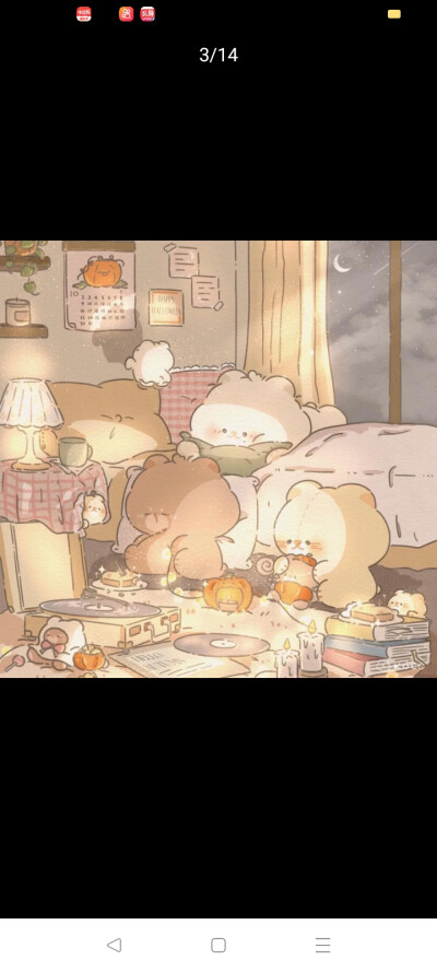 暖暖的三只小熊插画，太治愈啦
祝大家健康的 设计小栈