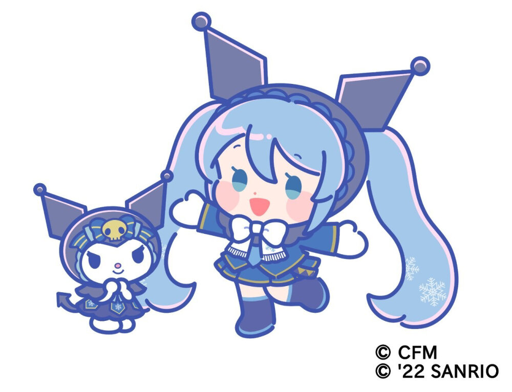 [cp]雪ミク × Kuromi 北海道限定 商品，Art by PiPi、よい ​​​[/cp]