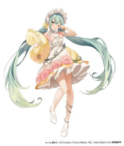 [cp]TAITO 初音ミク 睡美人Ver. 景品手办原画公开
预计2022年8月出荷
画师：館田ダン
#初音未来# ​ ​​​[/cp]