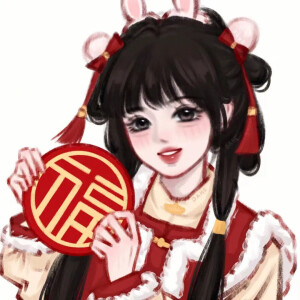 新年氛围感拉满We Chat女生头像