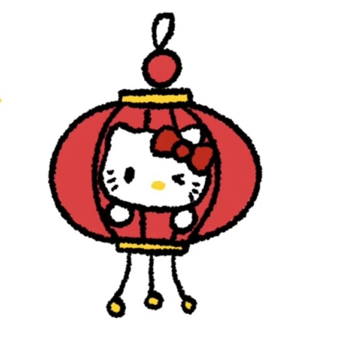 Hello Kitty新年团头