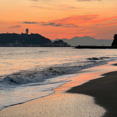 落日 背景图