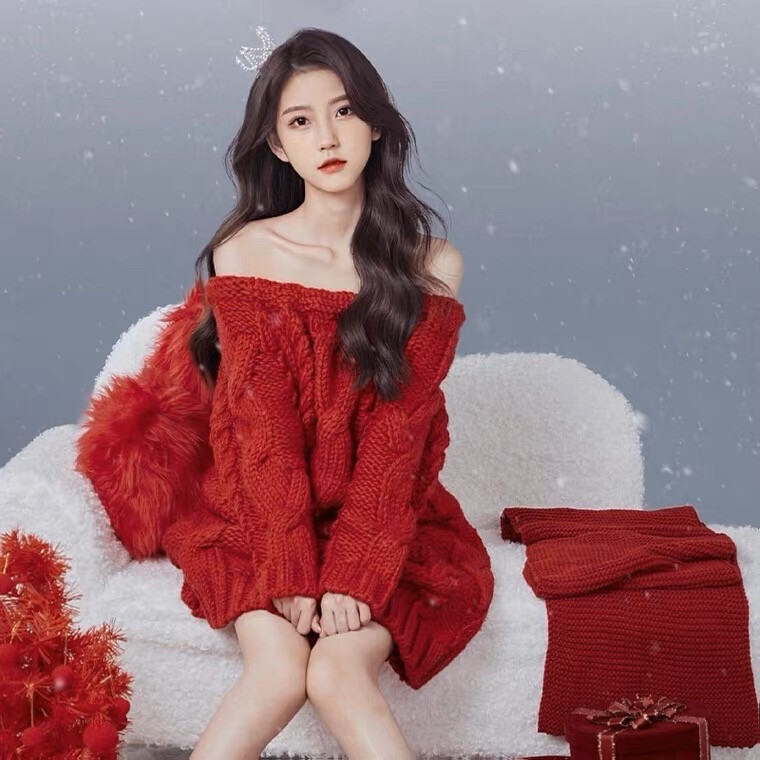 新年喜庆闺蜜女头