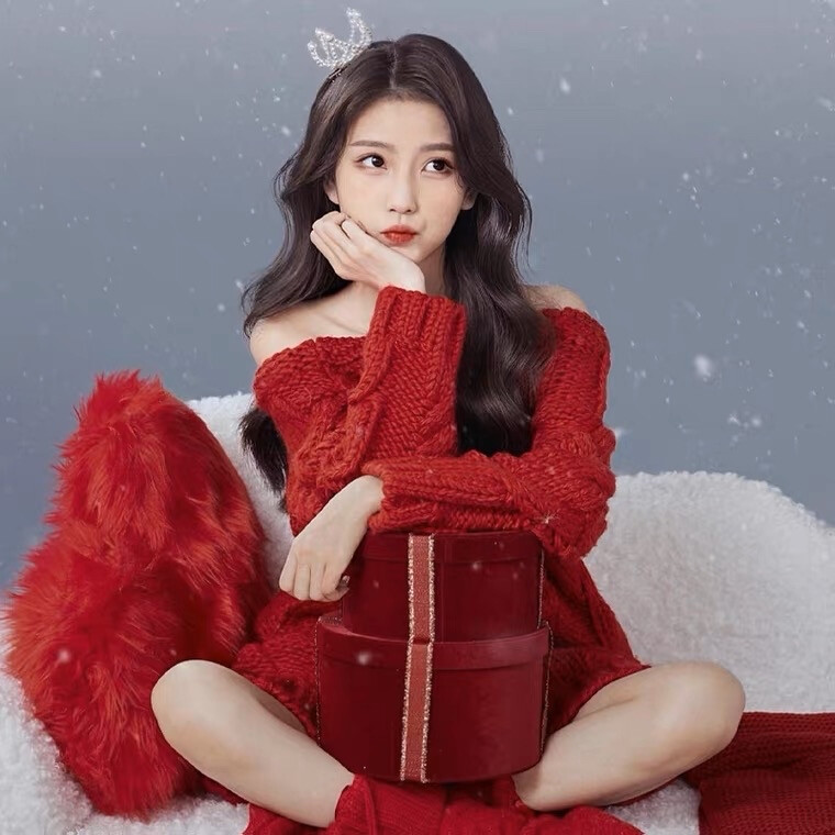 新年喜庆闺蜜女头