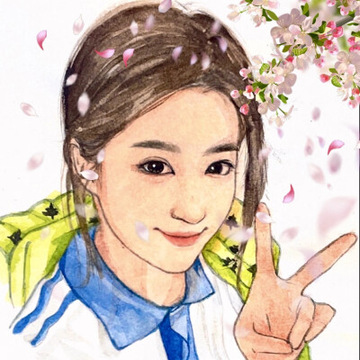 水彩头像｜鞠婧祎 刘亦菲