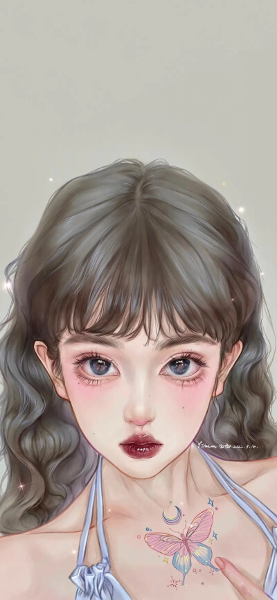 插画少女