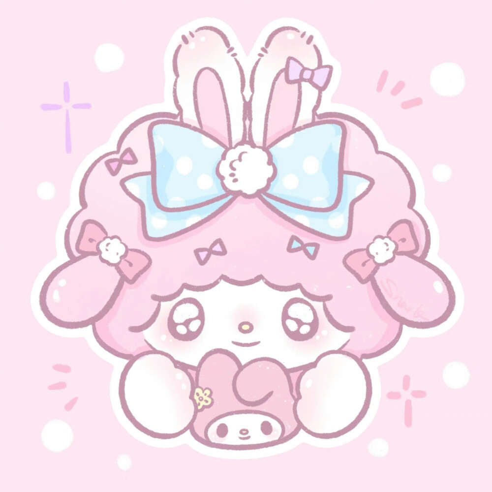 三丽鸥 毛绒兔头像
源：Shark鲨鱼碎片
#hellokitty##美乐蒂##新年头像##兔年头像# ​​​