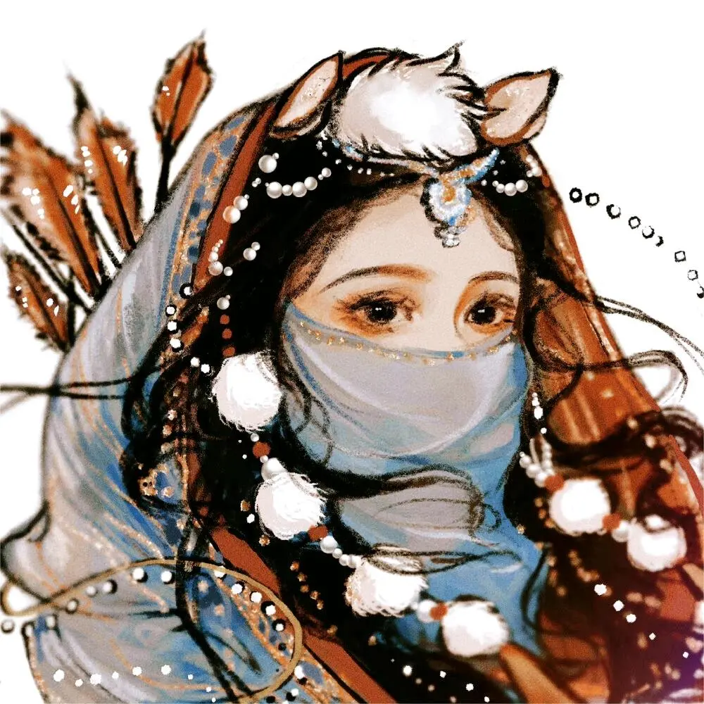 异域风手绘女头08c豆腐脑c - 高清图片,堆糖,美图壁纸兴趣社区