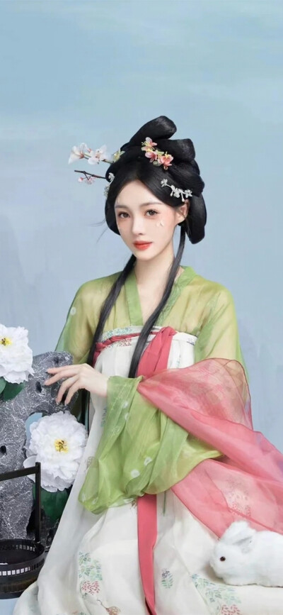 汉服【芙蓉不及美人妆】【古风】