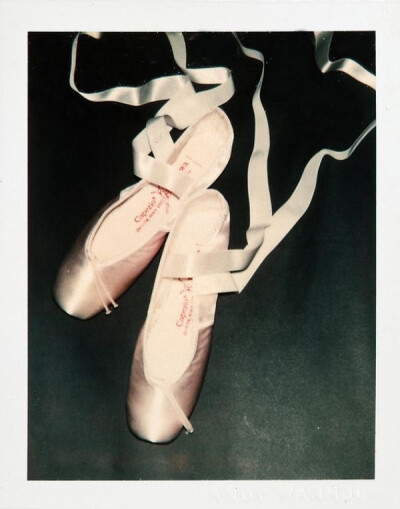 Andy Warhol Ballet Slippers, 1981 polaroid photograph 4 x 3 1/4 inches; 10.2 x 8.3 cm PK 12388