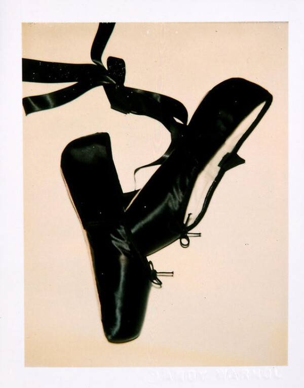 Andy Warhol Ballet Slippers, 1981 polaroid photograph 4 x 3 1/4 inches; 10.2 x 8.3 cm PK 12387