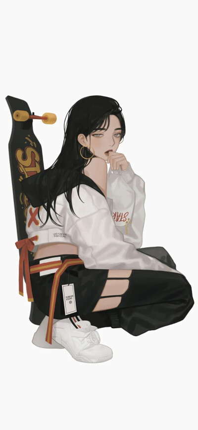 插画少女