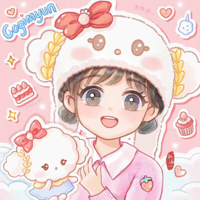 三丽鸥毛绒小帽子，甜蜜可爱闺蜜头像
画师:秋海一