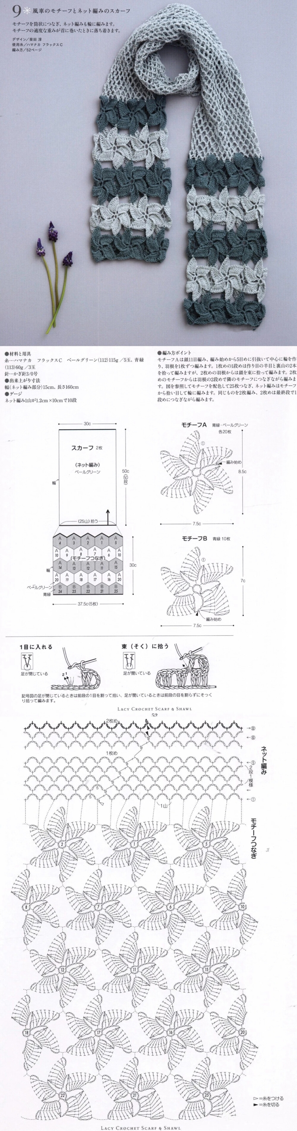 钩针围巾帽子