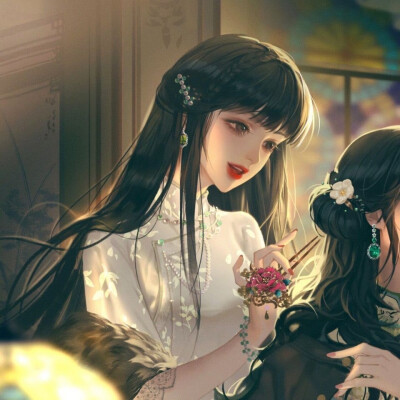 古风 情头 百合 闺蜜