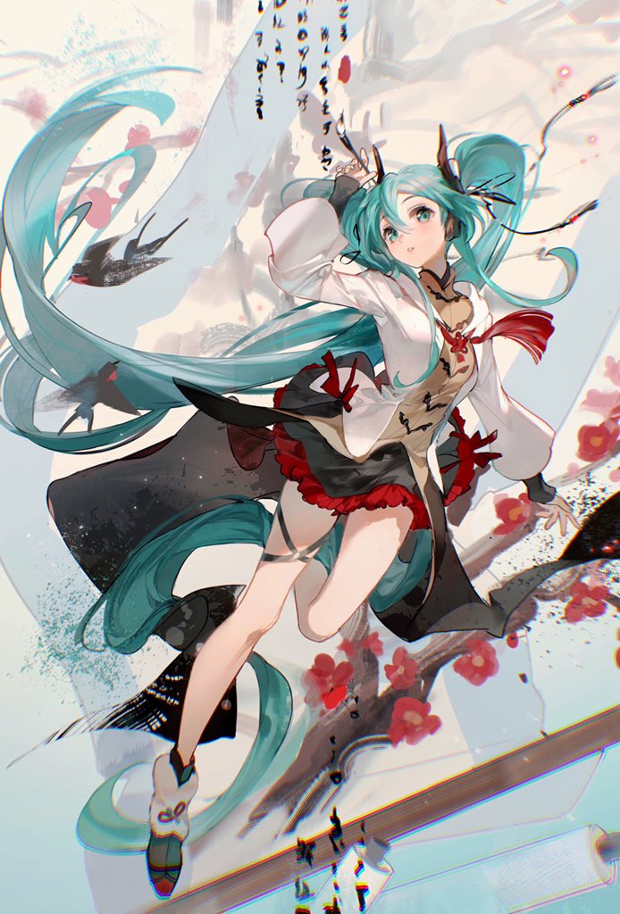 画师 twi Rumoon_cocoa 迎春 初音未来