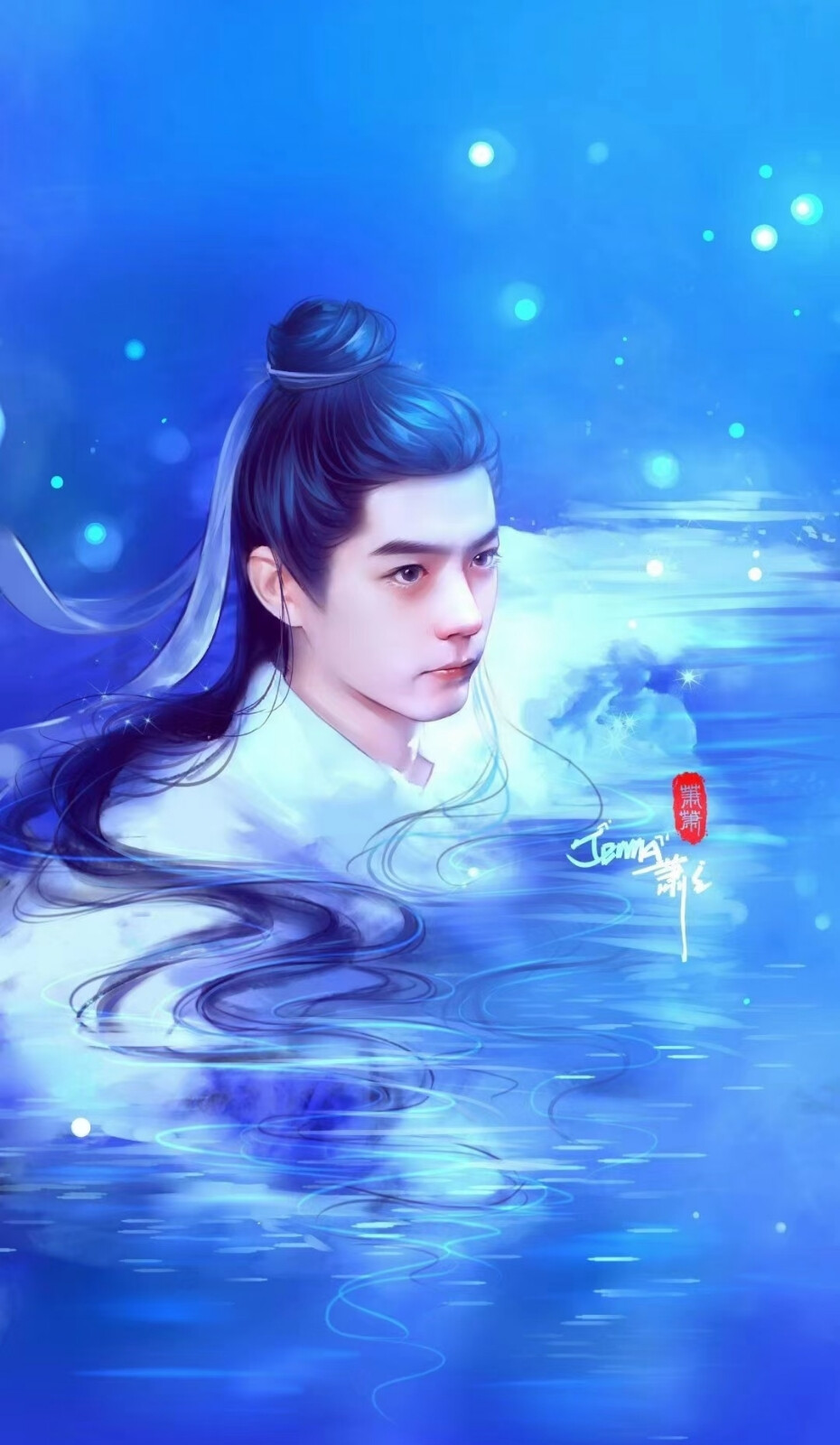 话剧如梦之梦音乐作品⭐斗罗大陆主肖战卡通q版蓝色陈情令角色q版图