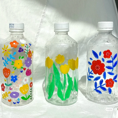 手绘瓶子