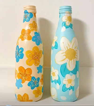 手绘瓶子