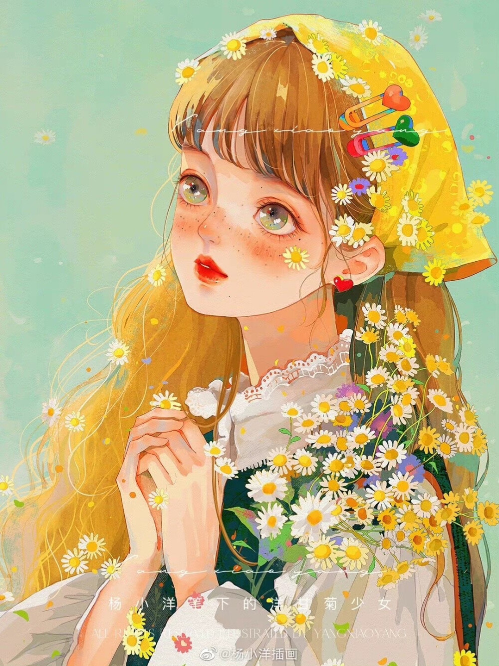 油画系列少女
画师：@杨小洋插画