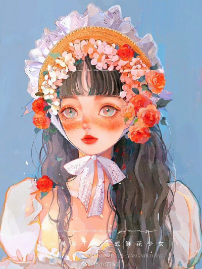 油画系列少女
画师：@杨小洋插画