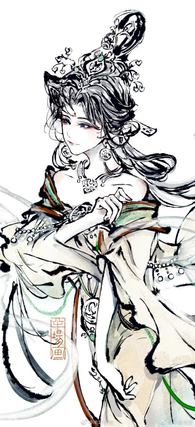 【#画师作品欣赏#】微博画师：半场先生
名侦探柯南#毛利兰#绘画学习[超话]##绘画[超话]##插画[超话]##每日插画推送[超话]# ​​​