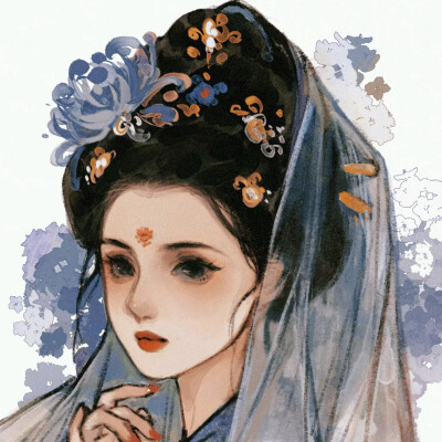 ▸古风女生头像
"绣幕芙蓉一笑开，斜偎宝鸭村香腮，眼波才动被人猜。"