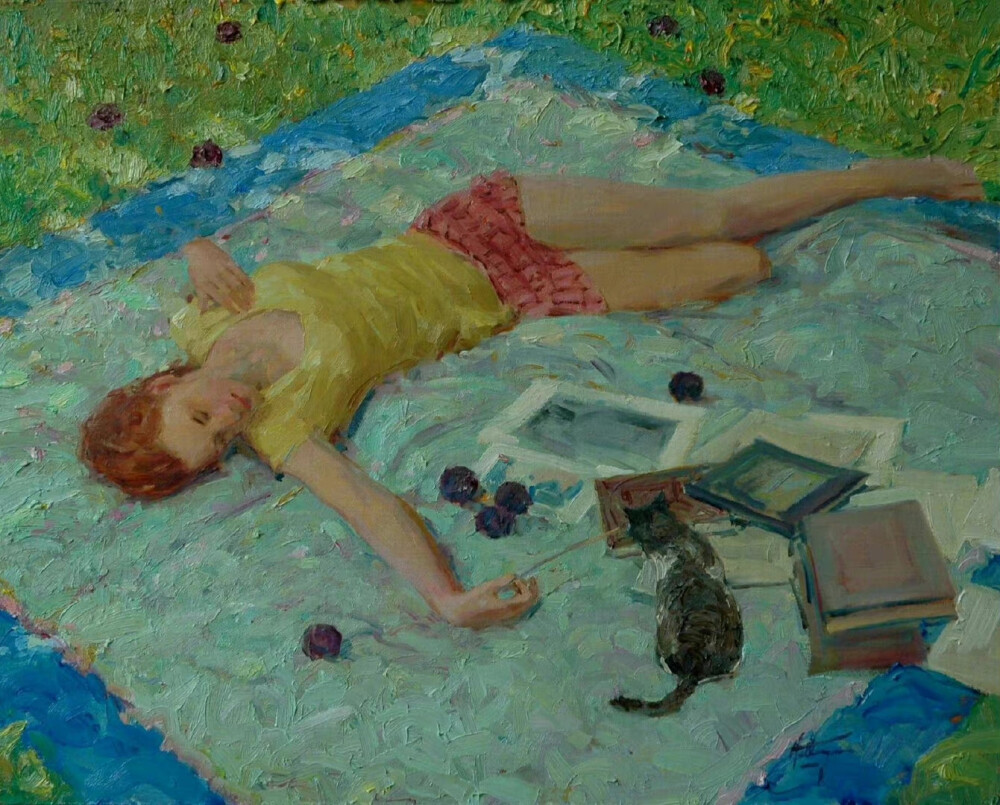 一本书陪伴的星期天。作者：David Hettinger ​