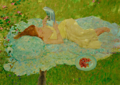 一本书陪伴的星期天。作者：David Hettinger ​