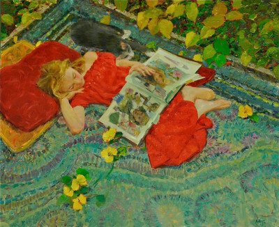 一本書陪伴的星期天。作者：David Hettinger ?