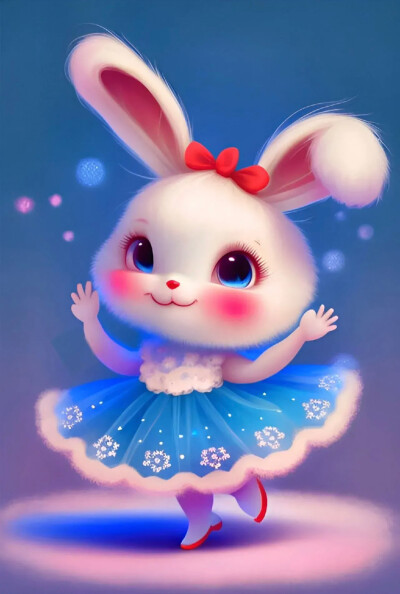可爱的萌兔兔