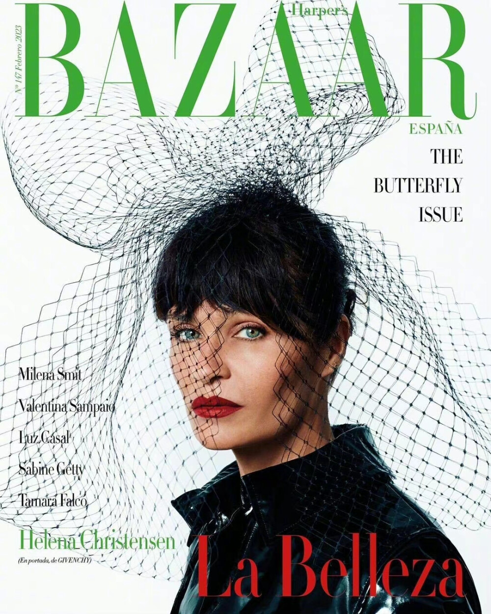 Harper's Bazaar Spain February 2023，Helena Christensen