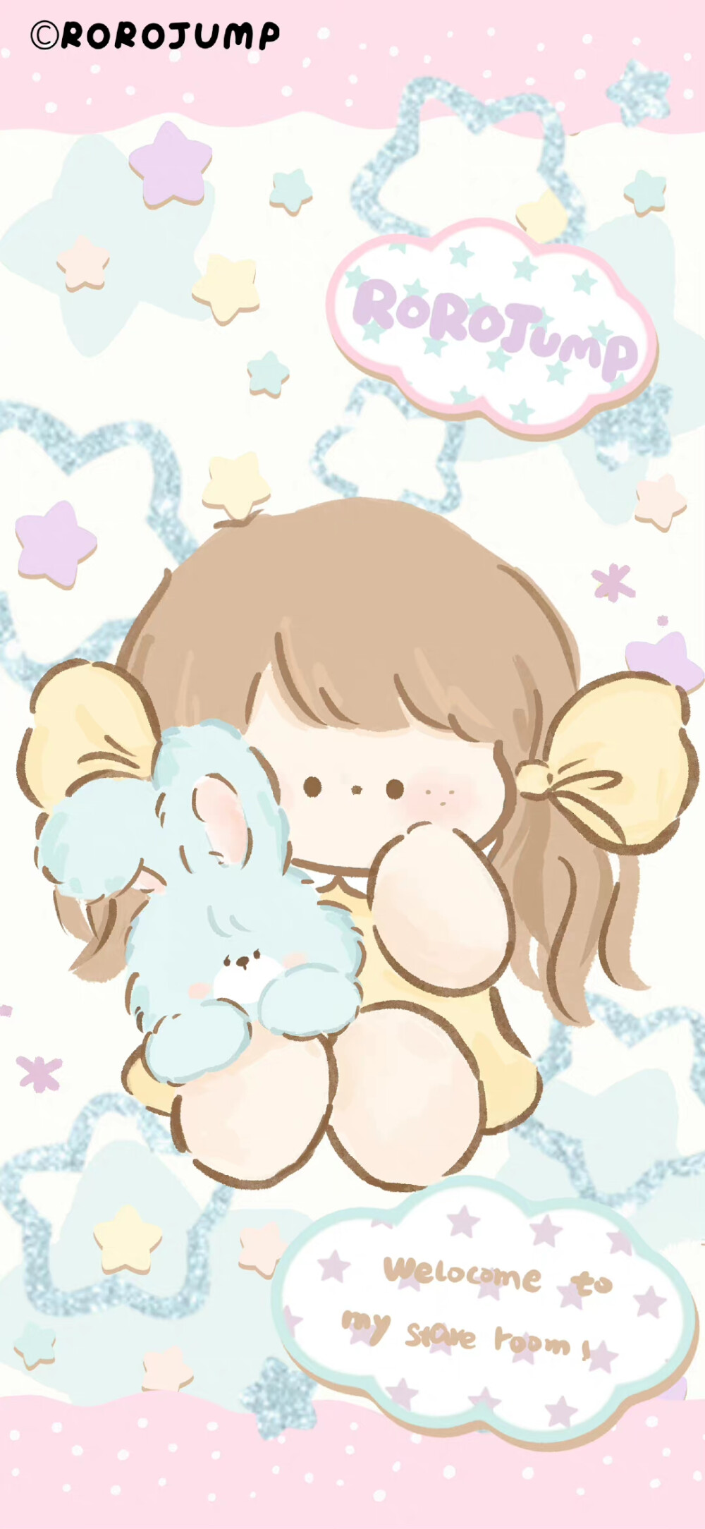 今日份可爱双马尾肉肉酱～
画师:ROROJUMP肉肉酱