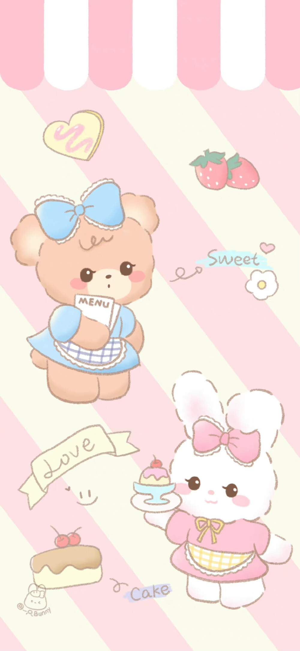 兔兔小熊主题壁纸
画师:一只Bunny-