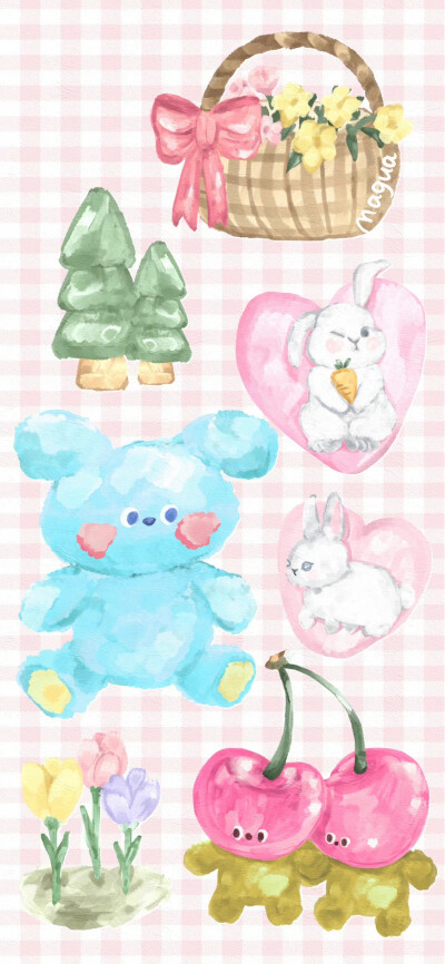 油画风 小动物 壁纸
画师： _magua 