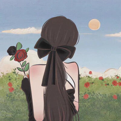 手绘头像（女）