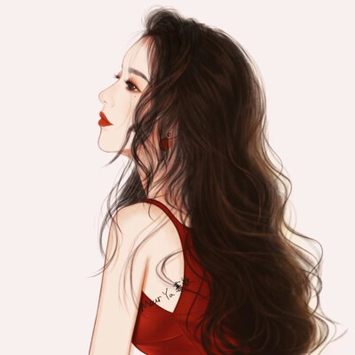 手绘头像（女）