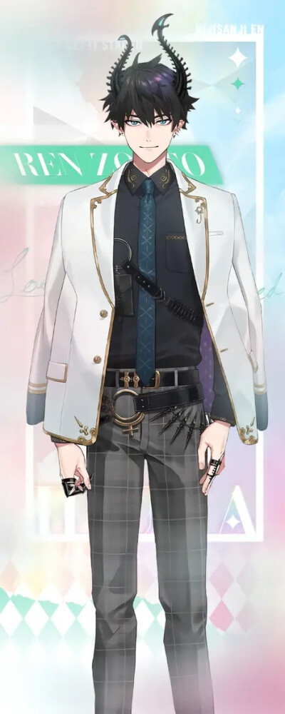 彩虹社ILUNA全员全身图